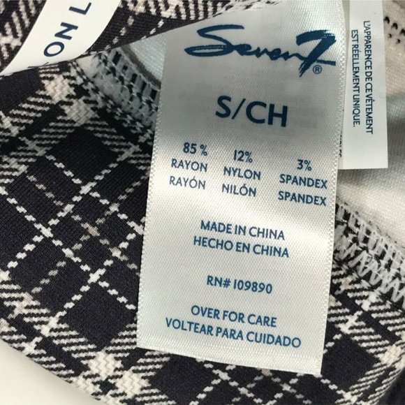 Seven7 Pull On Ponte 4-Way Stretch Legging W/Pockets, Women's Size S - Grey - Picture 4 of 9